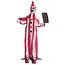 Staande Decoratie Clown Chuckles - 170 cm