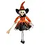 Hangdecoratie Little Witch - 3 kleuren ass. - 60 cm