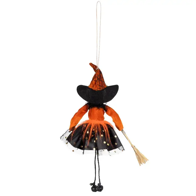 Hangdecoratie Little Witch - 3 kleuren ass. - 60 cm