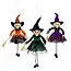 Hangdecoratie Little Witch - 3 kleuren ass. - 60 cm