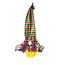 Haza-Witbaard Hanging Upside Down Clown with light sound and movement - 120 cm
