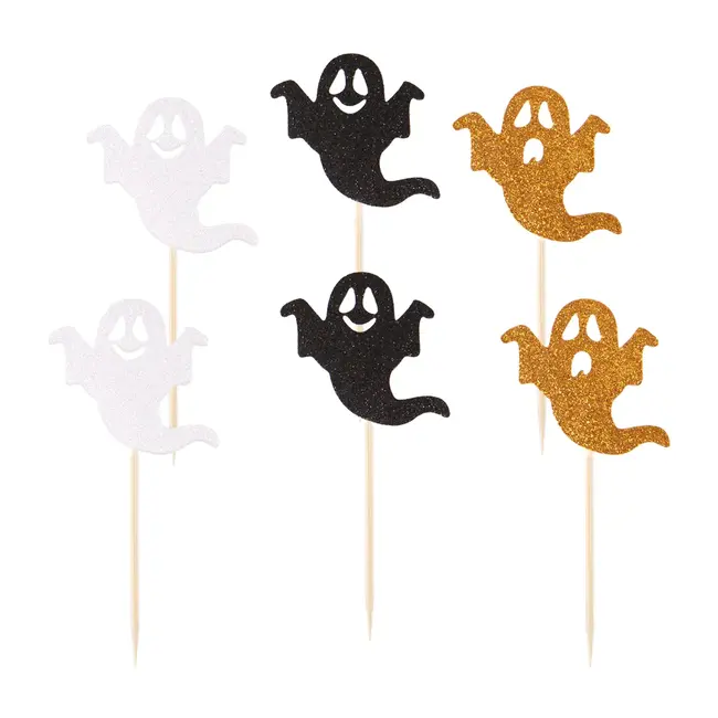 Halloween Toppers Ghost - 5-delig