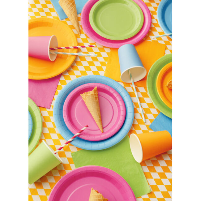 Bekertjes Licht Blauw - 210 ml - 8 stuks