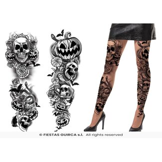 Guirca Tatoeage Panty Gotisch