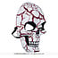 Plastic Masker Cracked Skull