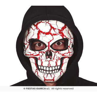 Fiesta Plastic Masker Cracked Skull