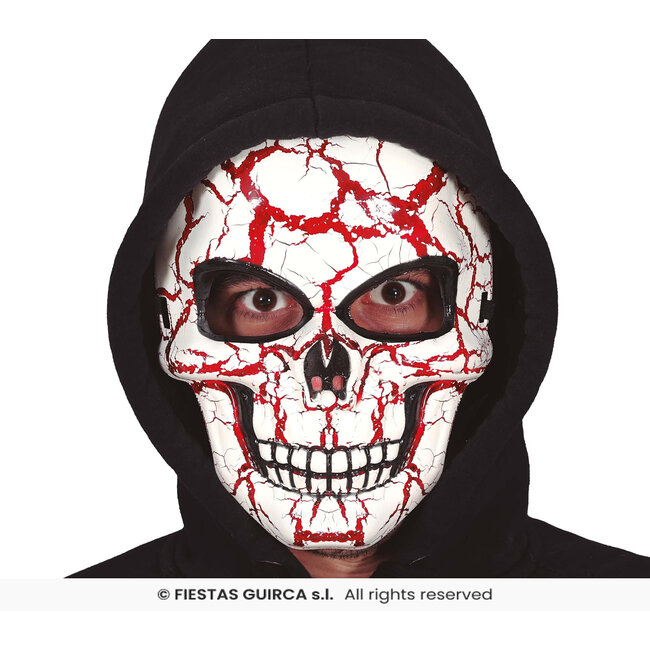 Plastic Masker Cracked Skull