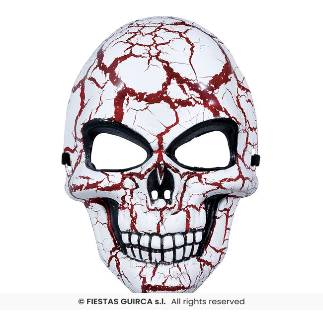 Plastic Masker Cracked Skull