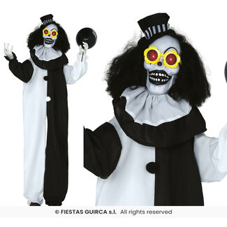 Fiesta Clown Skeleton with Light Sound amd Movement - 170CM