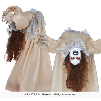 Fiesta Possessed Woman met Licht, Geluid & Beweging - 130 cm