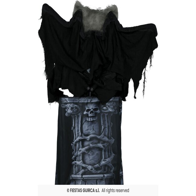 Vleermuis op Grafsteen - licht geluid en beweging 150 cm