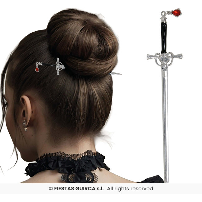 Gotische Haarspeld - 19 cm