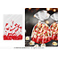 Fiesta Snoep Zakjes Bloederig - 20 stuks - 17x22 cm