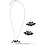 Vleermuis Halloween Set Oorbellen en ketting