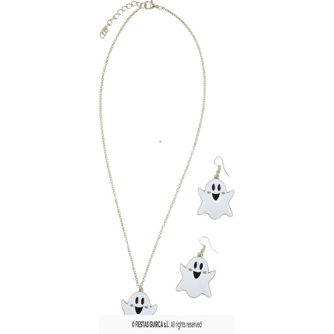 Spookjes Halloween Set Oorbellen en ketting
