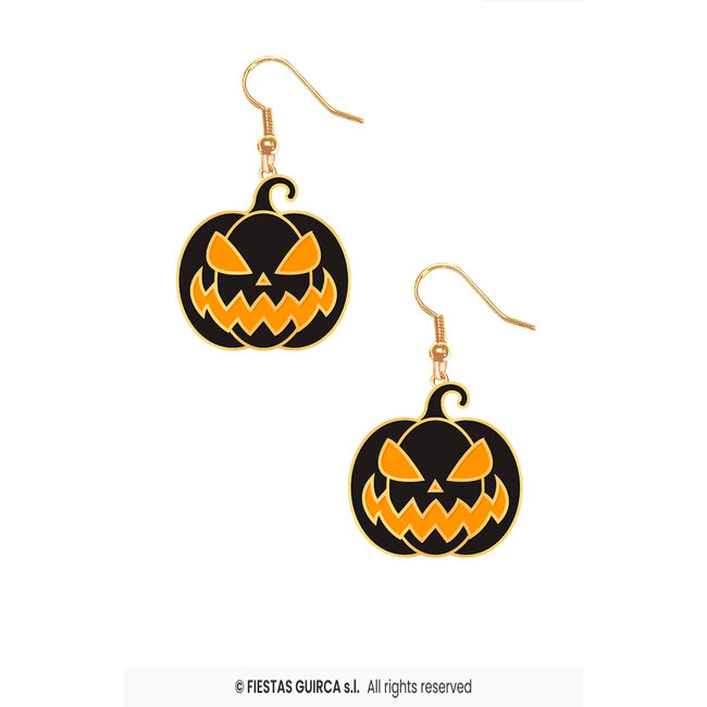 Halloween Oorbellen Pompoen