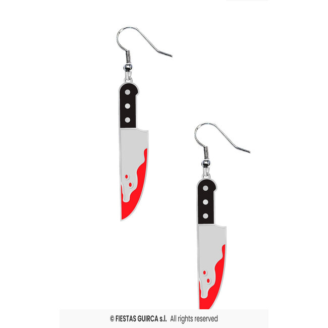 Halloween Oorbellen Knifes