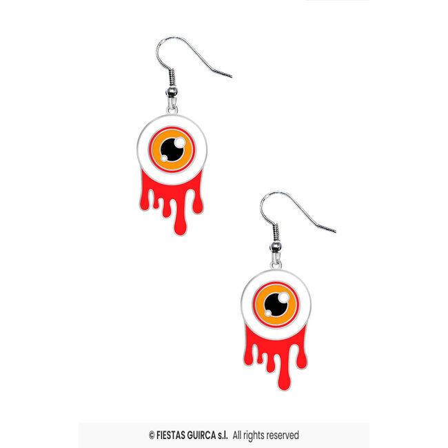 Halloween Oorbellen Bloody Eyes