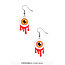 Halloween Oorbellen Bloody Eyes