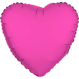 Folatex Folieballon Hart Neon Pink - 45cm