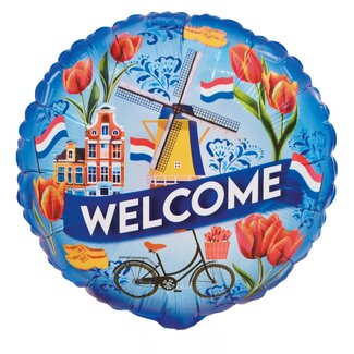 Globos Folieballon Holland Welcome  - 45cm
