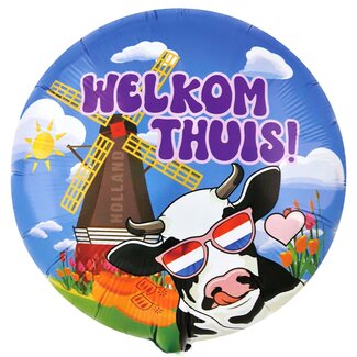 Globos Folieballon Holland Welkom Thuis  - 45cm
