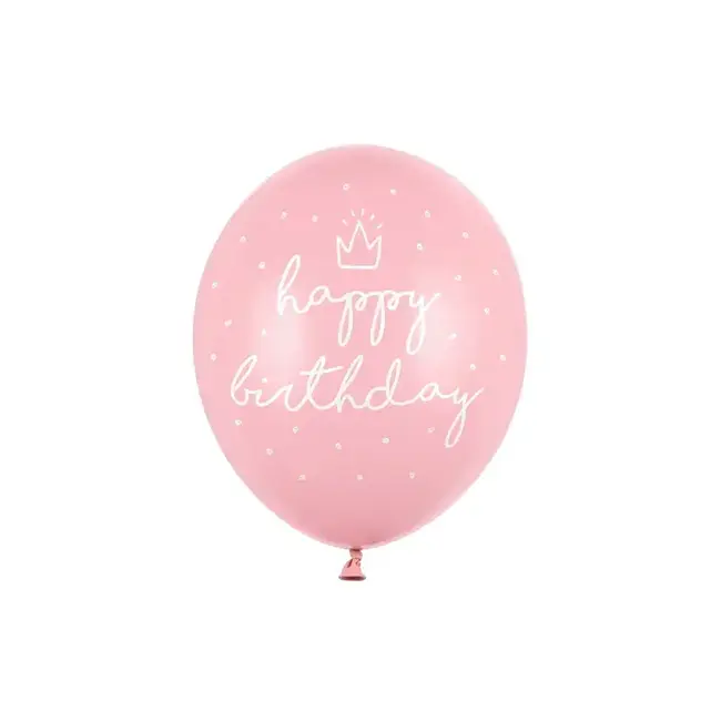 Helium Ballon Happy Birthday Prinses (28cm)