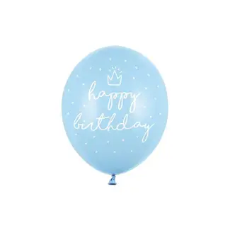 Strong Balloons Helium Ballon Happy Birthday Prince (28cm)