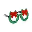 Christmas Wreath Glasses