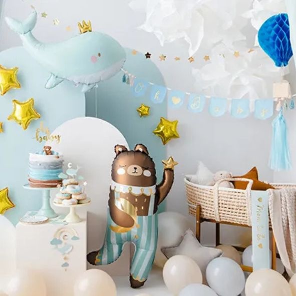 Blauwe Babyshower