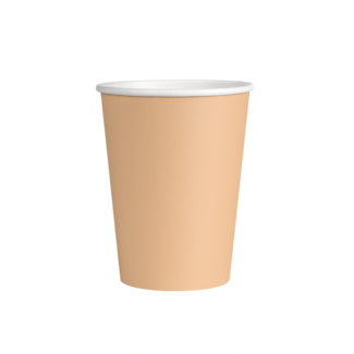 Paperdreams Bekertjes Pastel Orange 266ml - 8 stuks