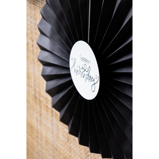 Crème Noir - Deco Fan Set - 3st