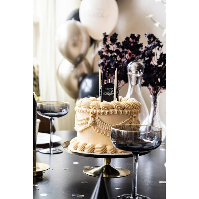 Crème Noir - Kaarsjes - 9,5 cm - 11 stuks