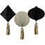 Crème Noir - Honeycomb Set - 25x30 cm - 3 stuks