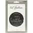 Folieballon  Crème Noir - Happy Birthday - 45cm