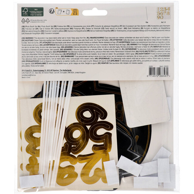 Photobooth Set - Shining Glam - 10 st