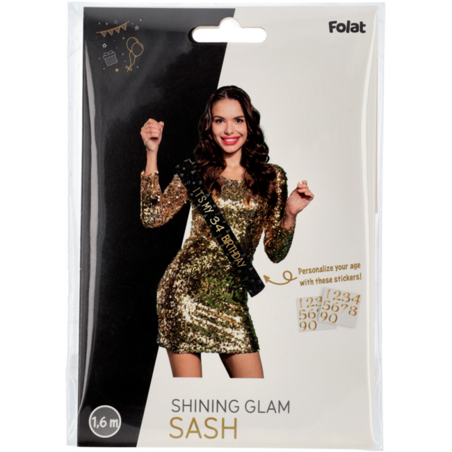 Sjerp - "IT'S MY xx BIRTHDAY" - folie - Shining Glam