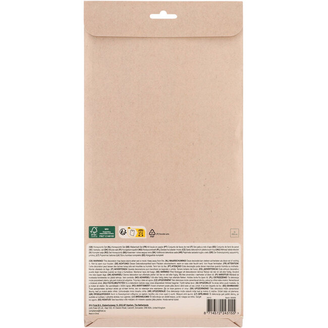 Honeycomb Set - Perfect Pink - 3st