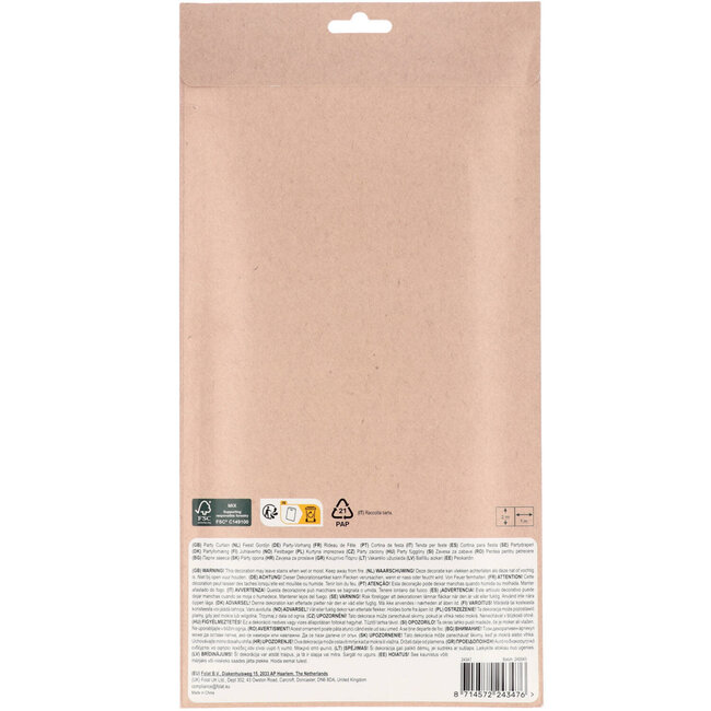 Feestgordijn - Serene Sage - 2 x 1 meter