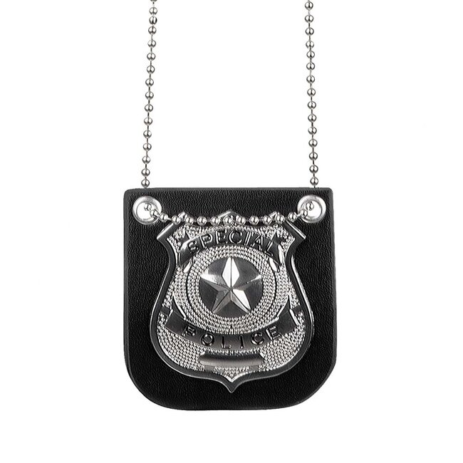 Politie Badge aan ketting