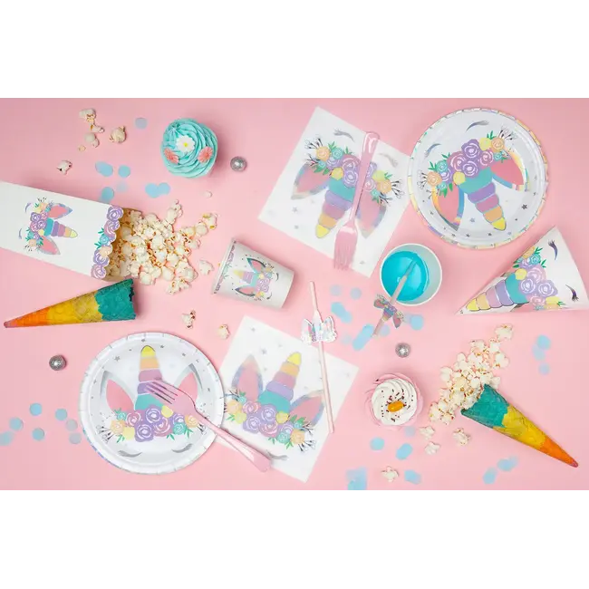 Unicorn servetten 16,5x16,5cm - 10 stuks