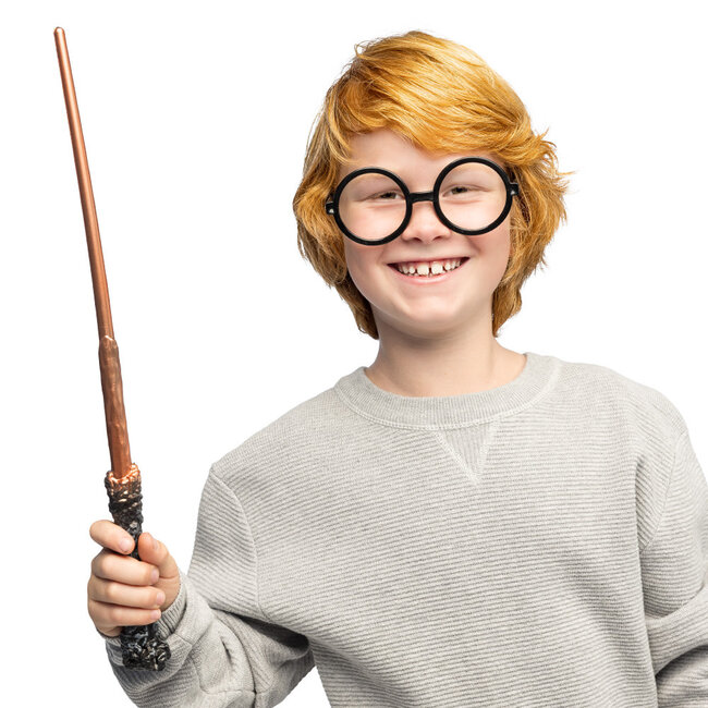 Set Tovenaar (partybril en toverstaf)