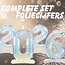 Complete set Folie cijfers 2025 - Iridescent - Lucht vulling