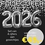 Folatex Complete set Folie cijfers 2026 - Zilver