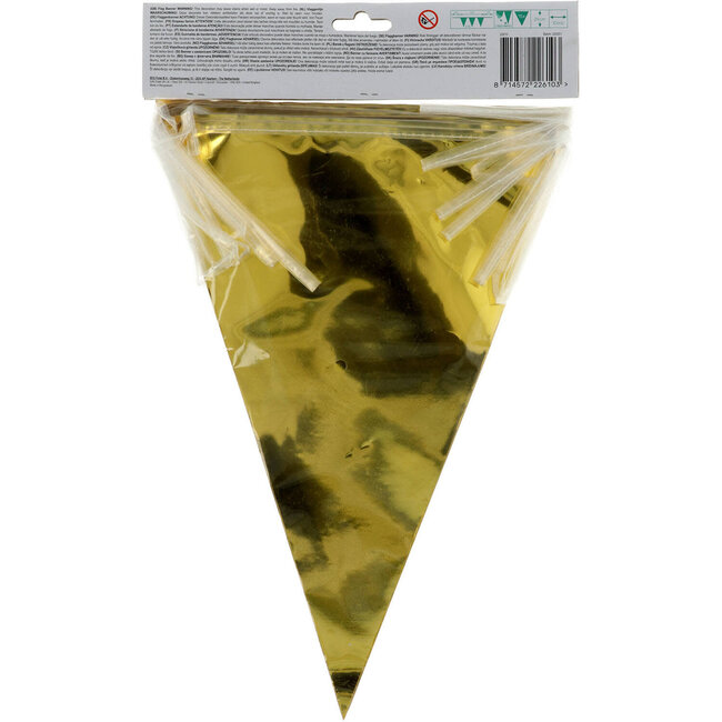 Vlaggenlijn Goud - 10 meter