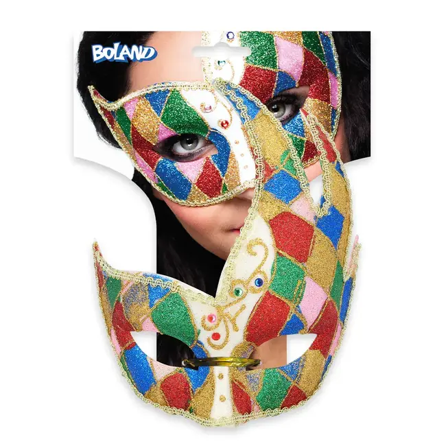 Oogmasker Venice Jester