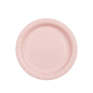 PartyDeco Bordjes Roze - 18cm - 6 st