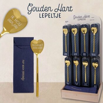 Gouden Hart Lepeltjes