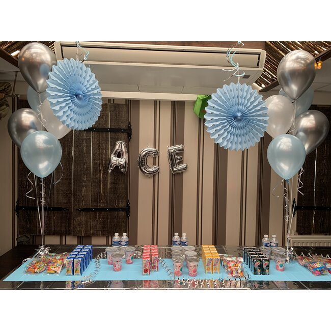 Staander van 5 heliumballonnen