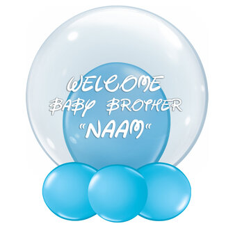 Sempertex Bedrukte Ballon - Welcome Baby Brother